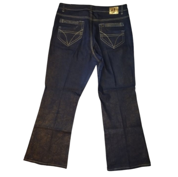 AB Jeans, Blue Jeans/ GOLD shimmer - Picture 3 of 12